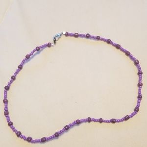 purple necklace